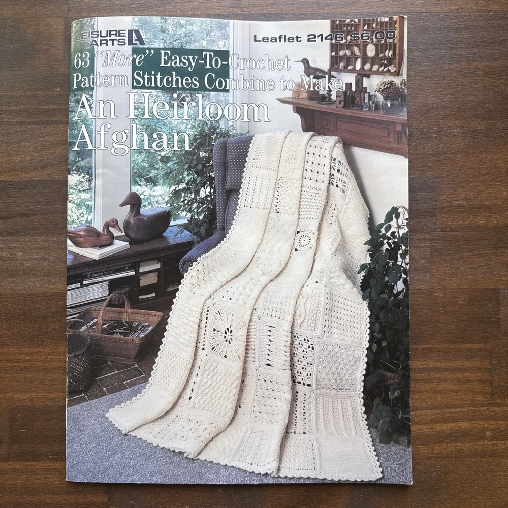 63 "More" Easy-To-Crochet Pattern Stitches Combine to Make an Heirloom Afghan